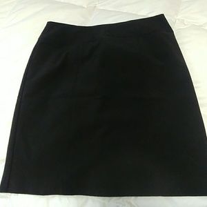 Black knee length skirt